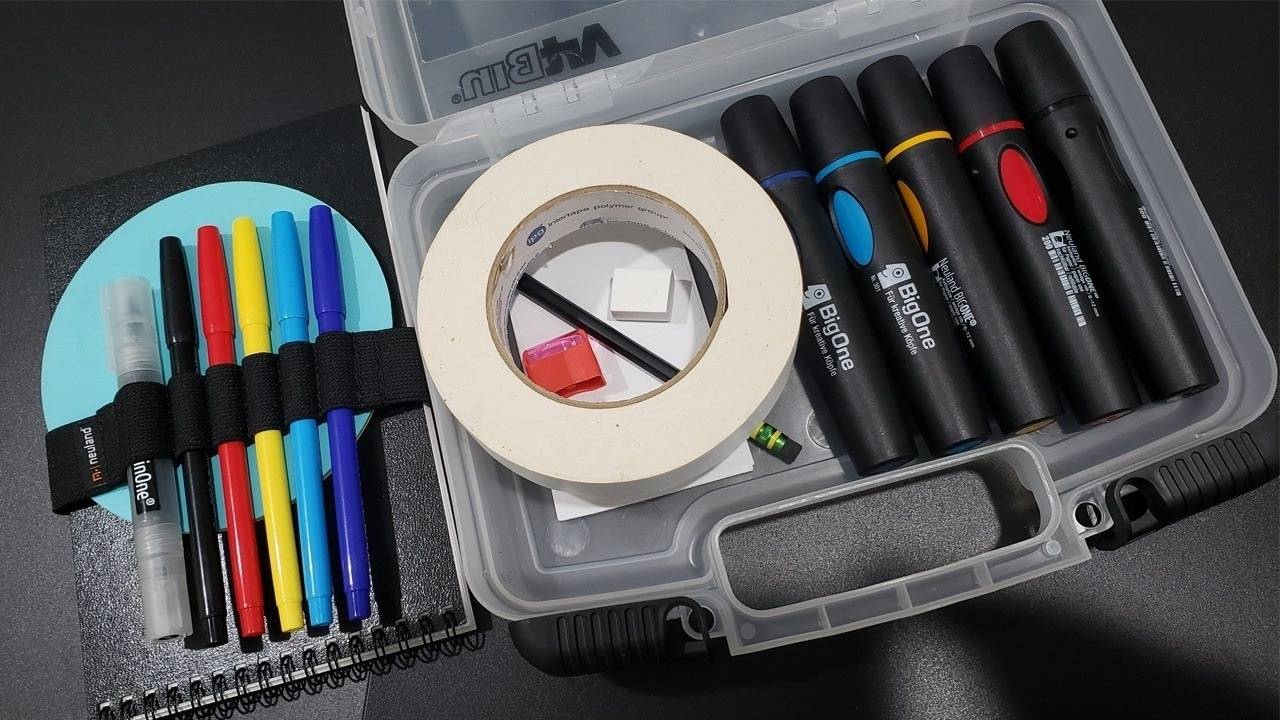 Kits coming together for a flipchart