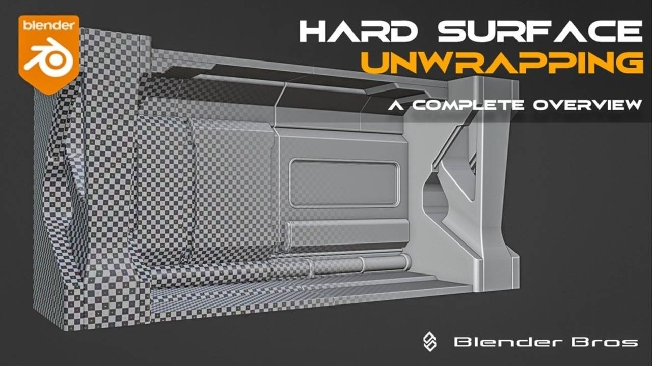Hard Surface UV Unwrapping in Blender