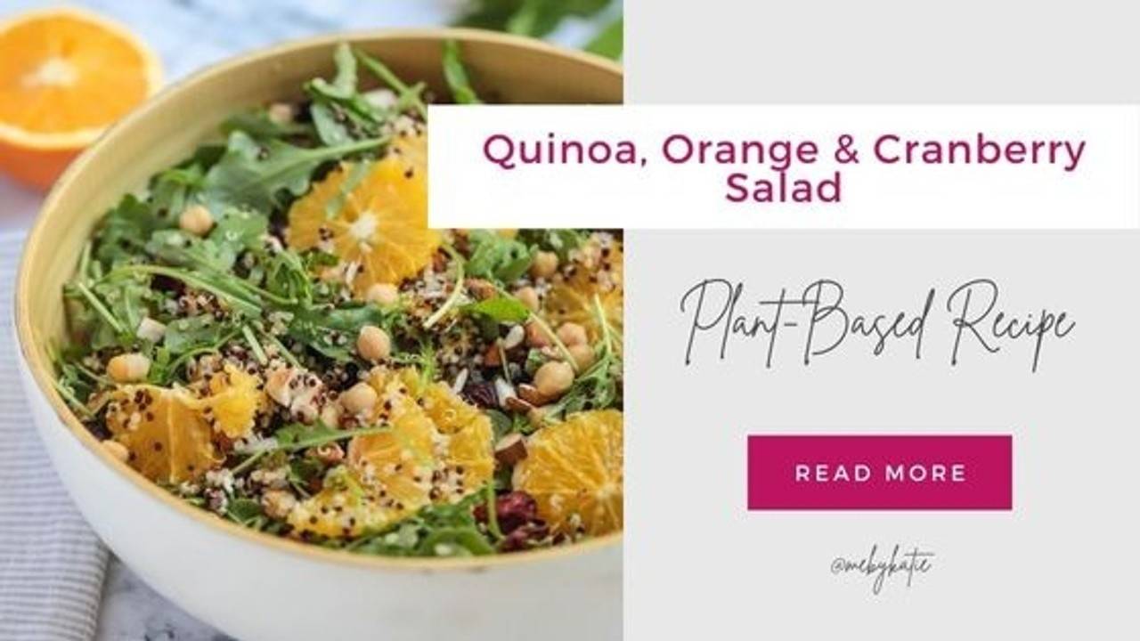 Quinoa Orange Cranberry Salad