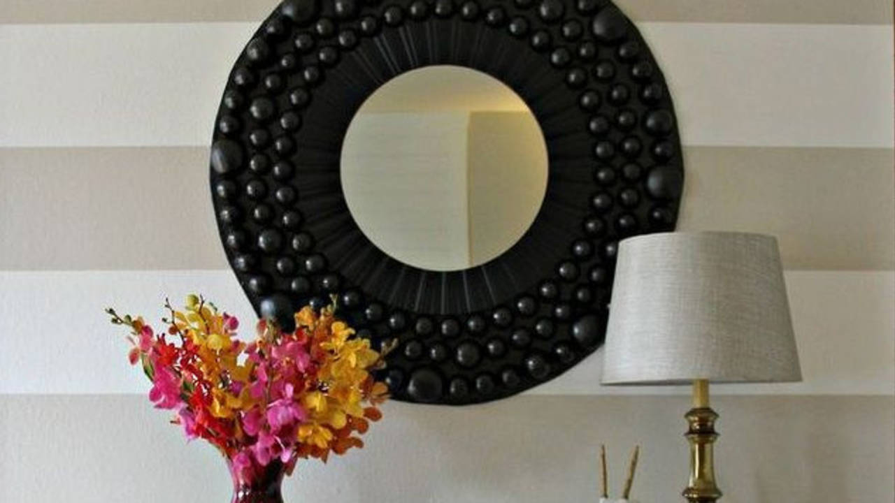 DIY Bubble Mirror Tutorial