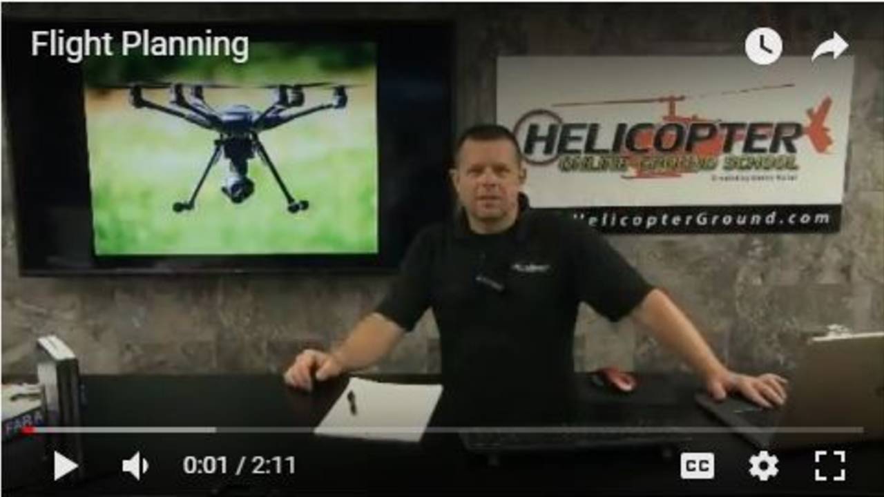 Remote pilot flight planning requirements for the sUAS operation