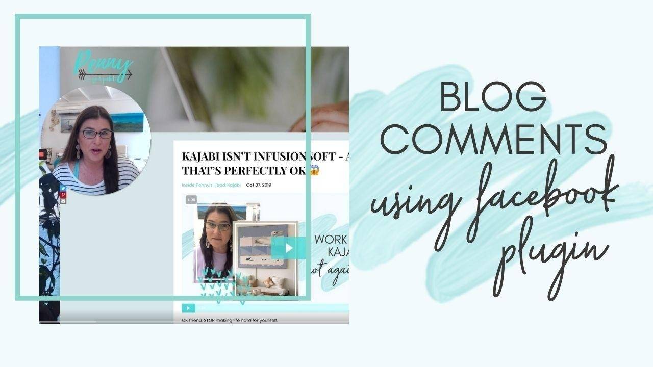 KAJABI + FB | How To Add FB Comments to the bottom of your Blog Post!