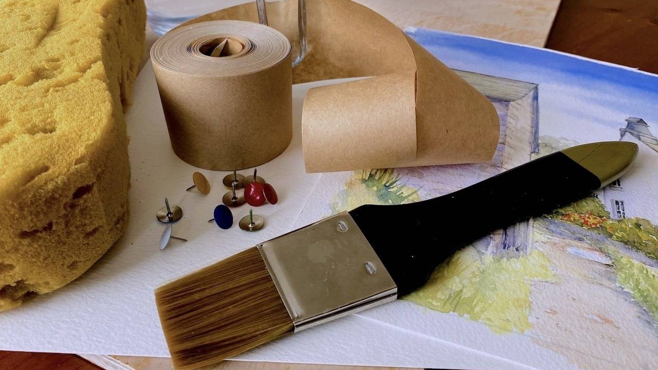 How to Stretch Watercolour Paper