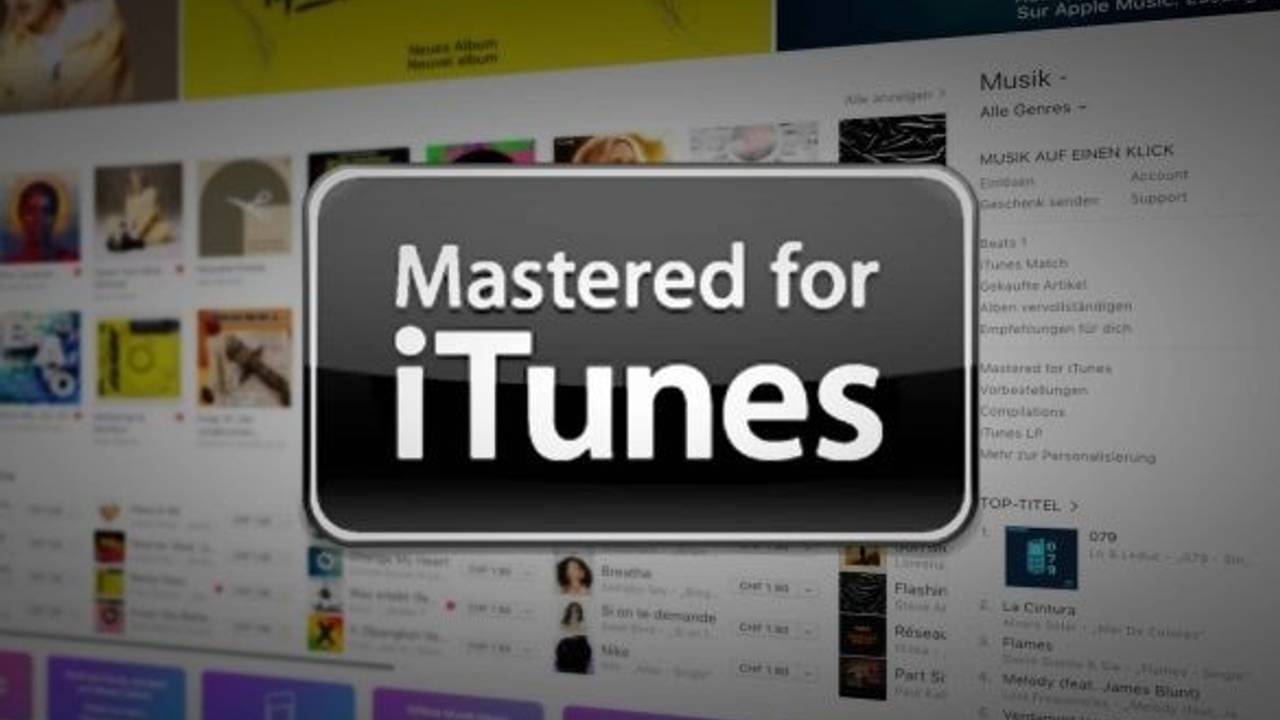 Was ist Mastered for iTunes Mfit/iTunes+ und deren Spezifikationen