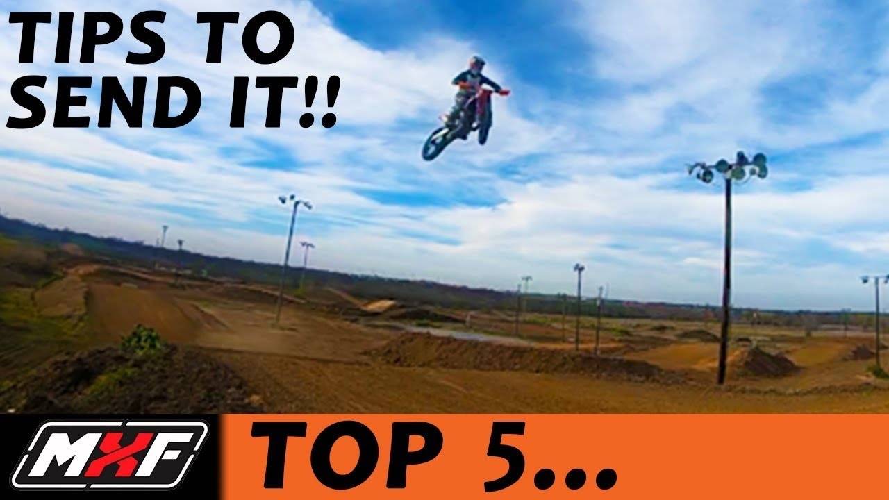 Top 5 Tips on How to Jump a BIG JUMP SENDING IT on Your Dirt Bike!!