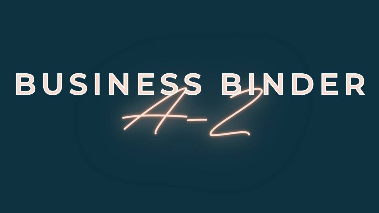 The Assistant's Business Binder (A-Z)