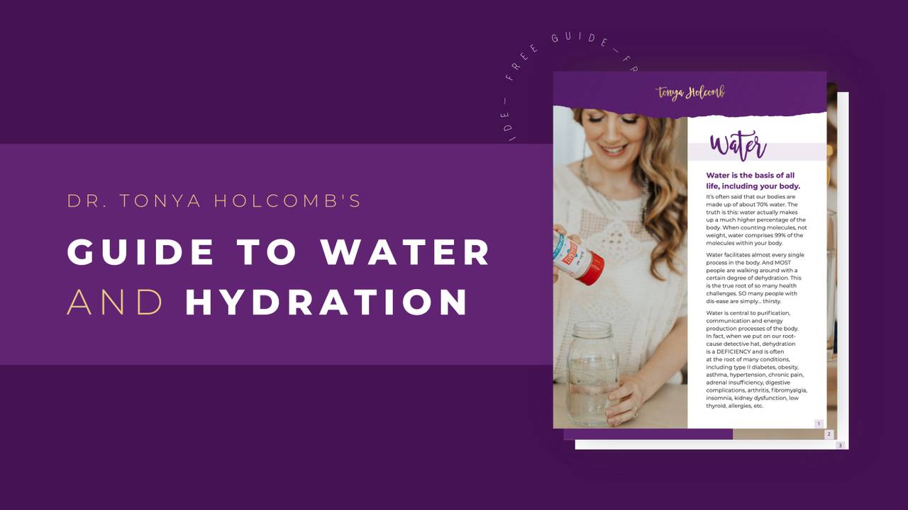 Dr. Tonya Water Guide