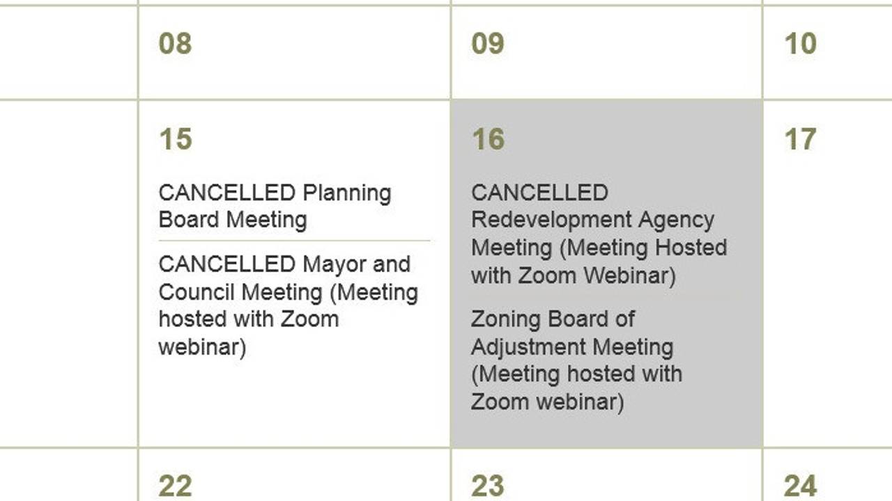 Zoning is the Last Meeting Standing This Week