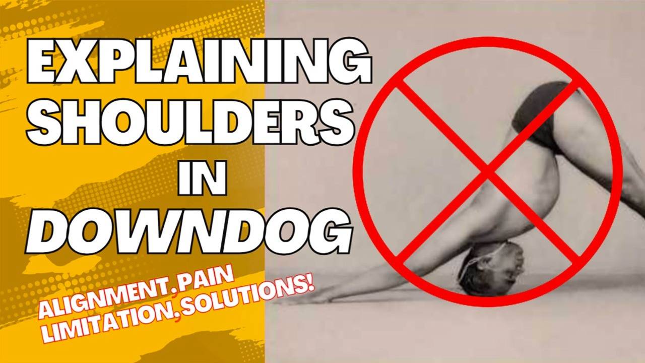 Explaining Shoulders in Down Dog Yoga Pose