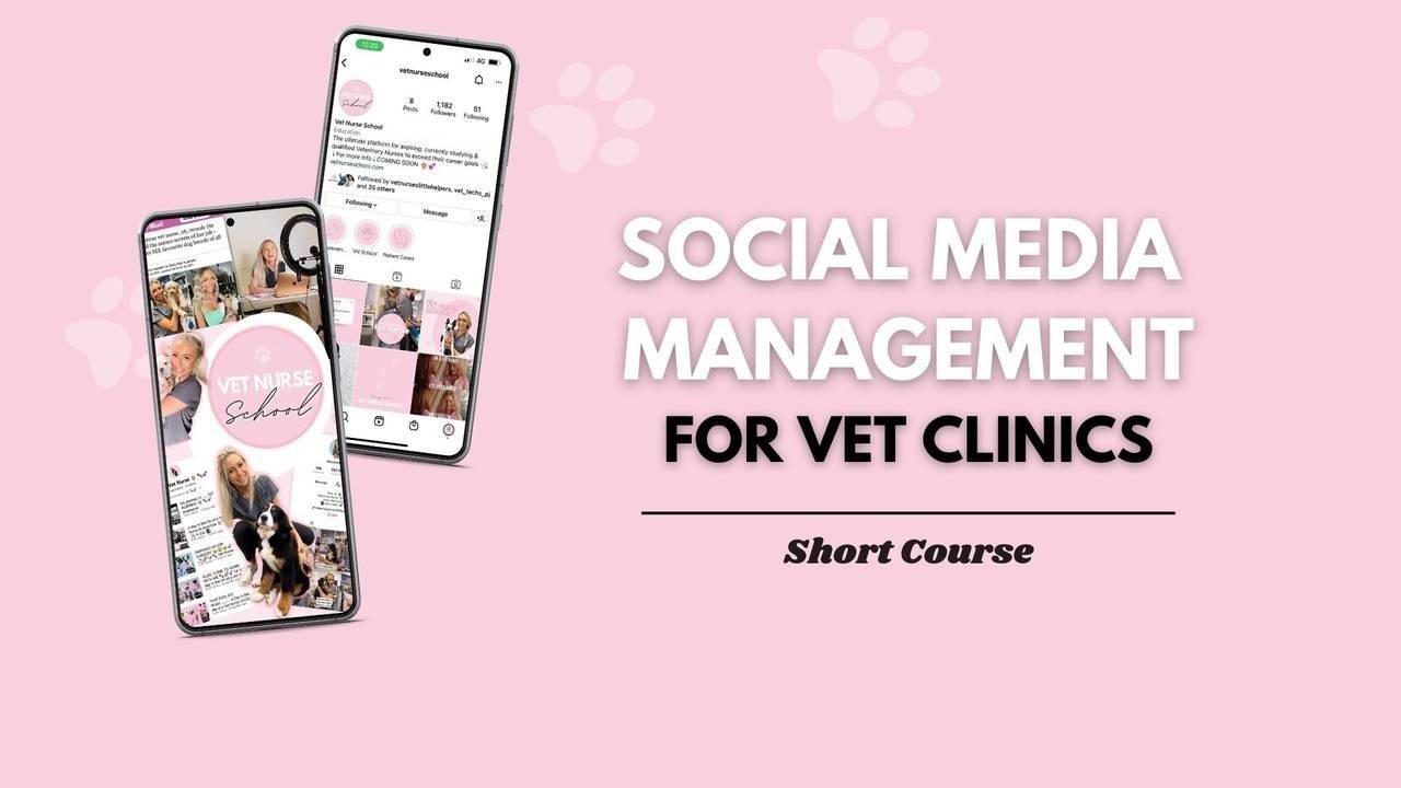 Social Media Management for Veterinary Clinics Course