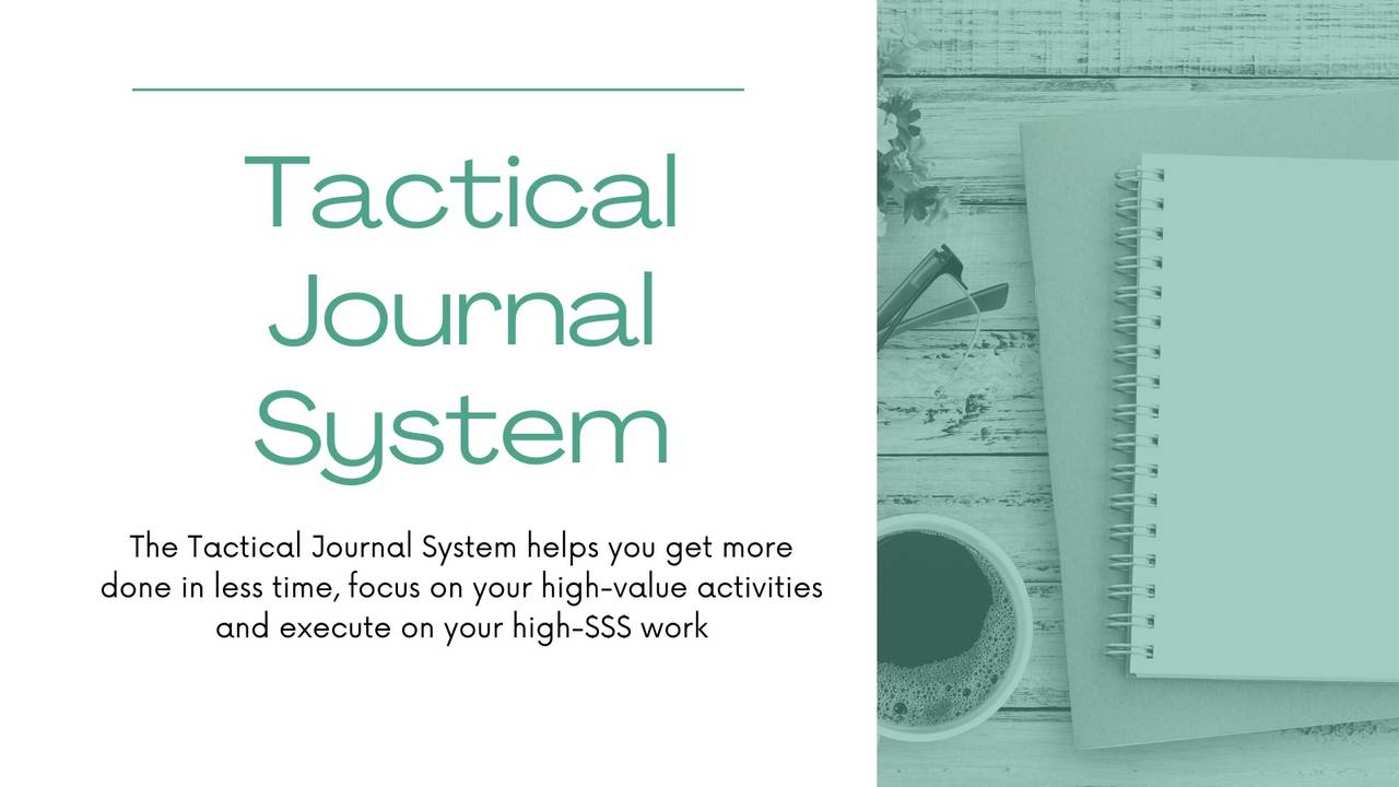 Tactical Journal