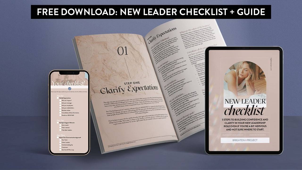 Brighten Project New Leader Checklist Opt In