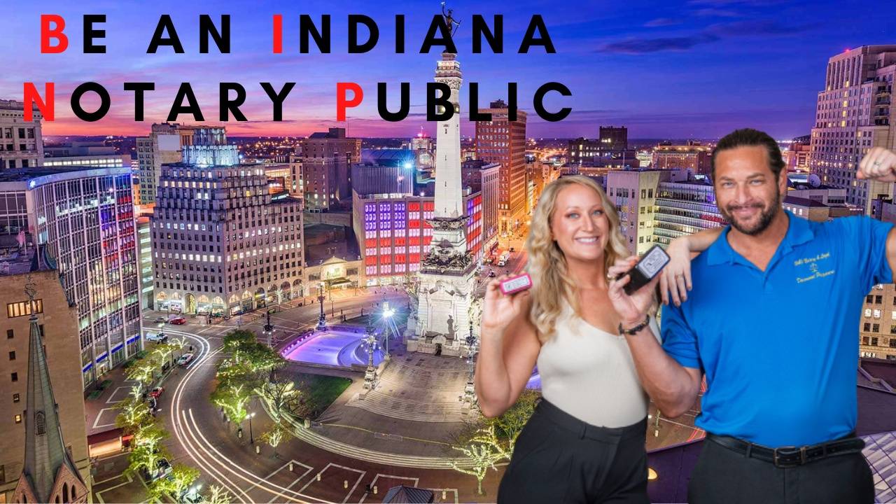 INDIANA Notary Public Notary Loan Signing Agent Training