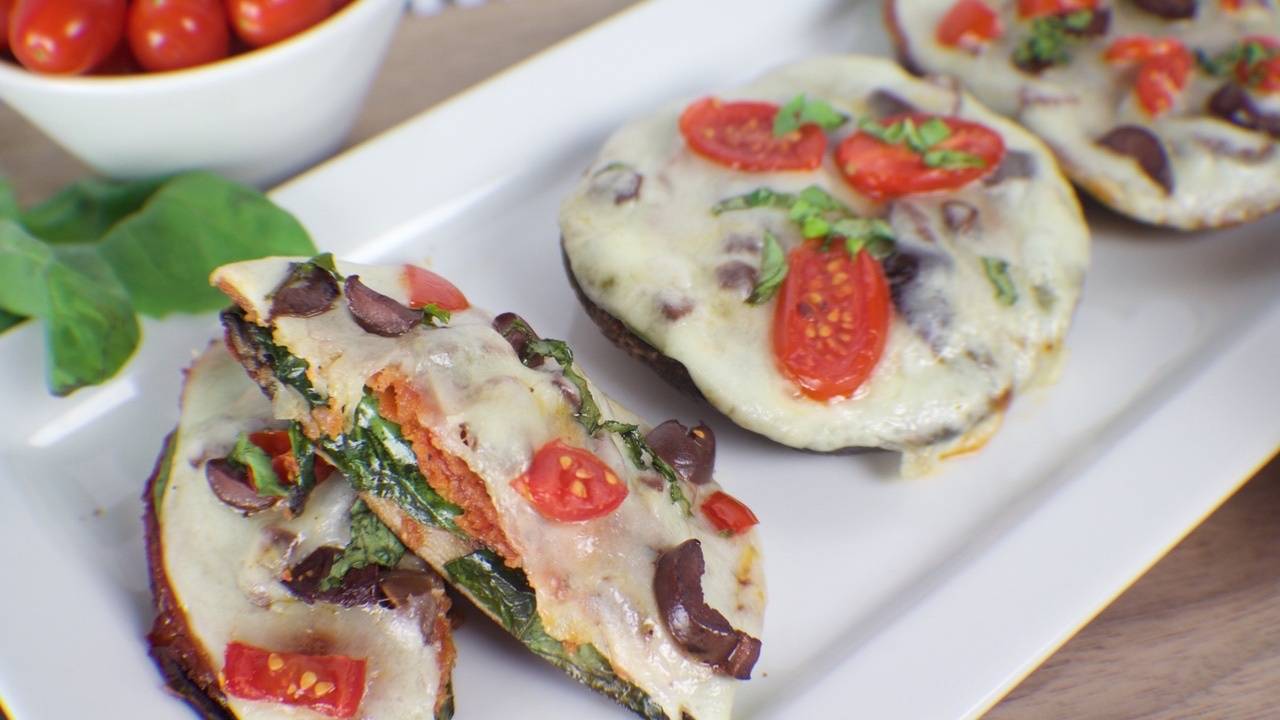 Mini Portobello Pizzas