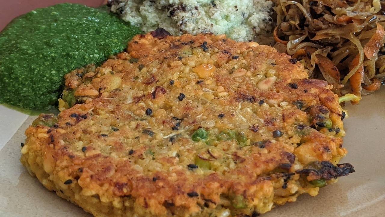 Ayurveda Mung Veggie Patties Fritters Recipe