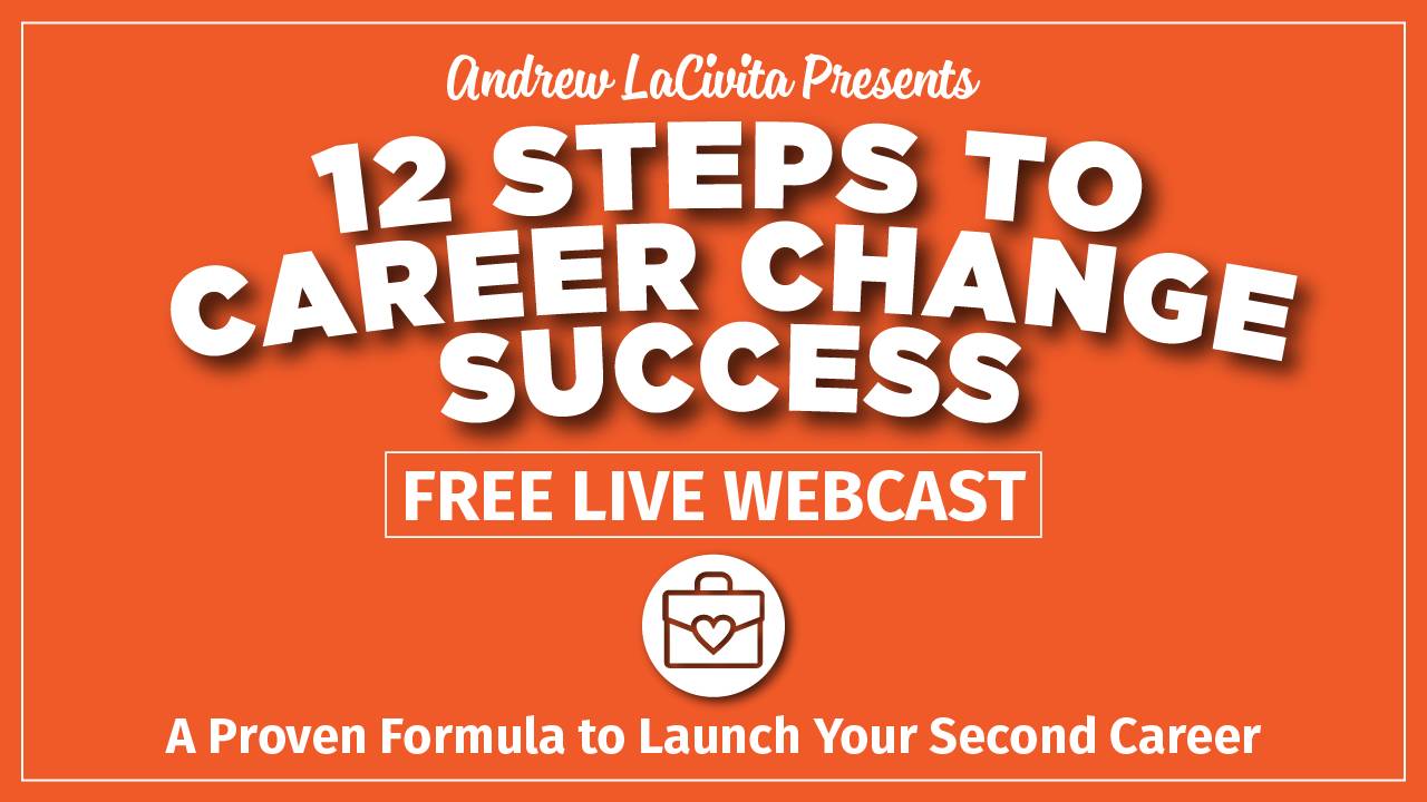 FREE Webinar 12 Steps to Career Change Success