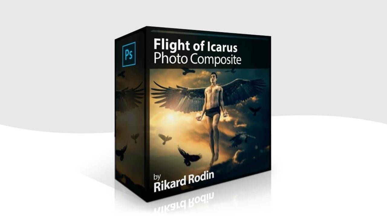 Flight of Icarus Photo Composite