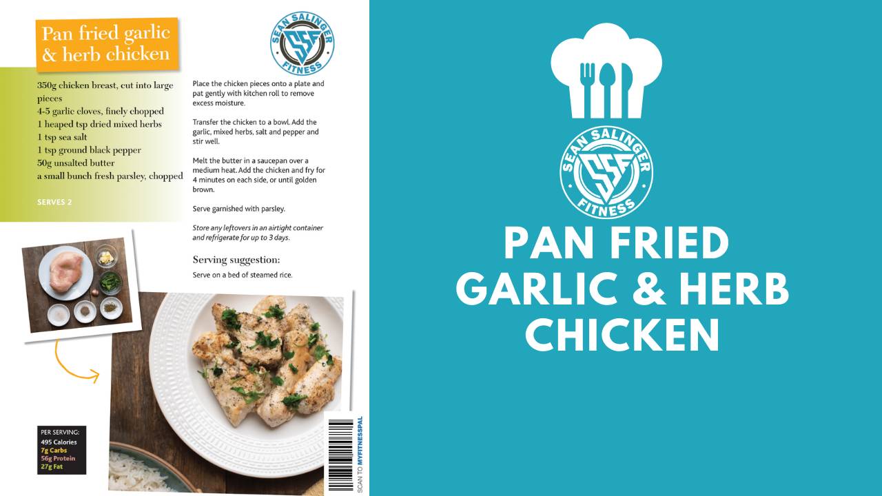 Pan Fried Garlic & Herb Chicken
