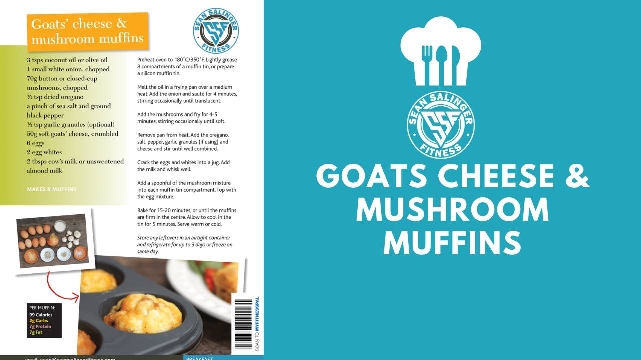 Goats Cheese & Mushroom Muffins