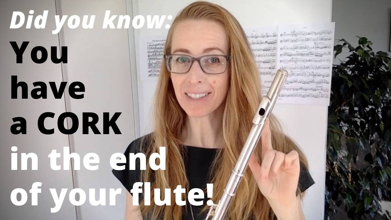 What the CORK in the End of Your Flute Does