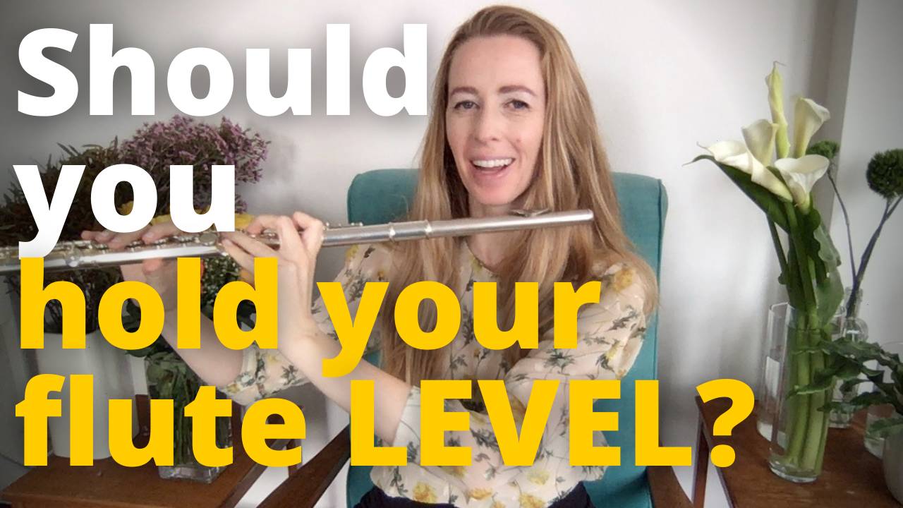 Should you hold your flute level?