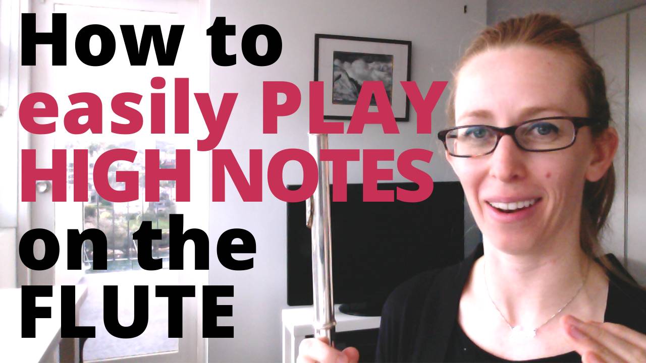 How to easily play higher notes on the flute