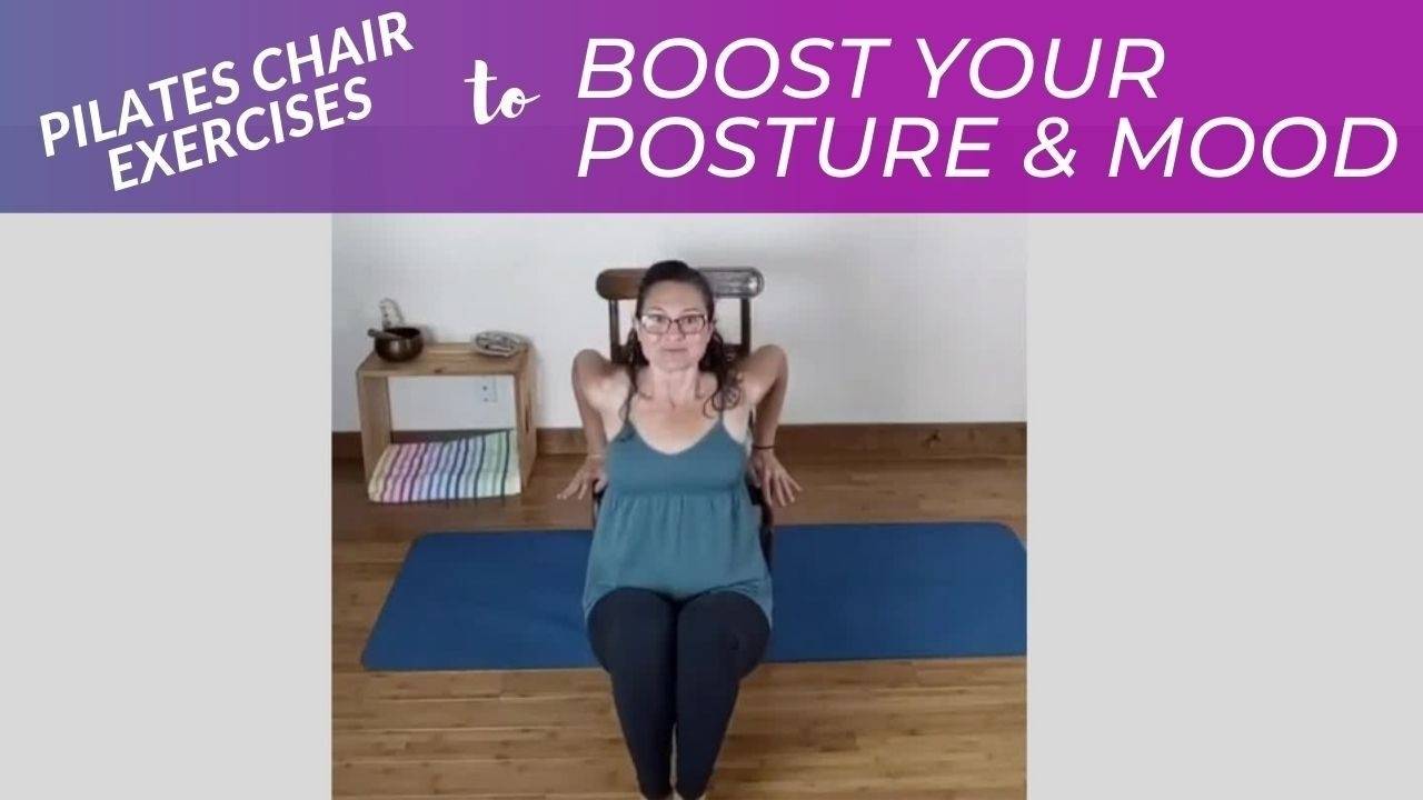 3 Easy Pilates Exercises to do with a Chair for your Arms and Hips