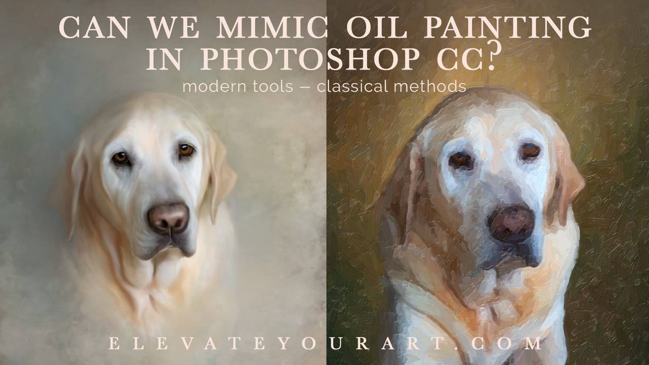 Can We Mimic Oil Painting in CC?