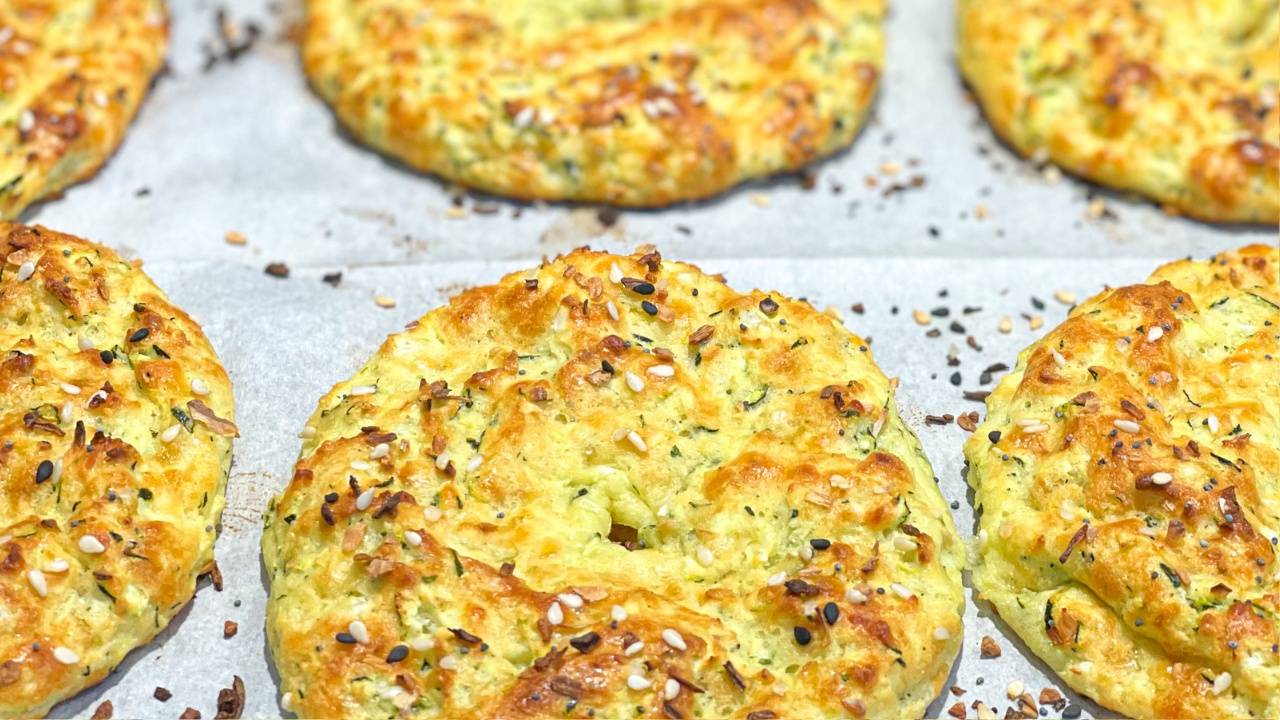 Keto Zucchini Bagels