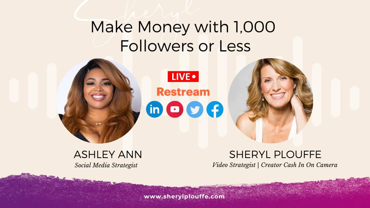 Make Money with 1,000 Followers or Less with Ashley Ann