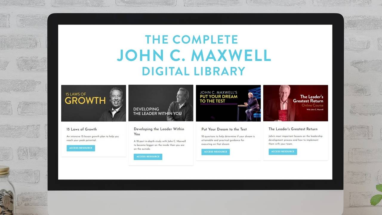 Maxwell Library Complete Your John C. Maxwell Digital Library