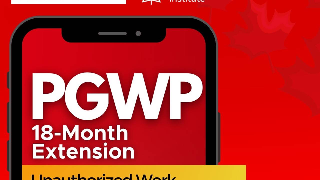 PGWP 18Month Extension Unauthorized Work Letter of Explanation