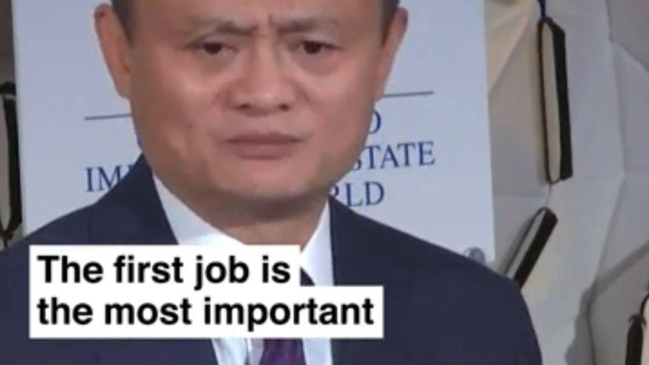 Jack Ma Gives Career Advice to Young Professionals