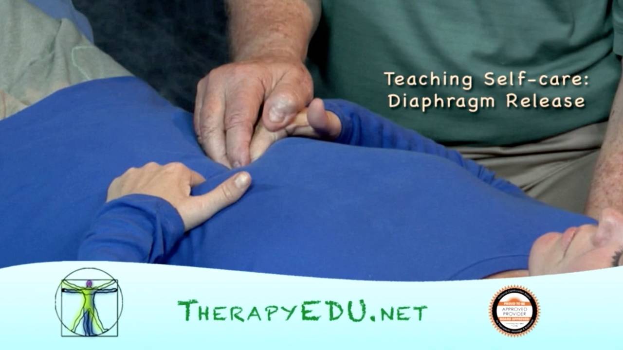 Use this Diaphragm Release technique for restricted breathing.