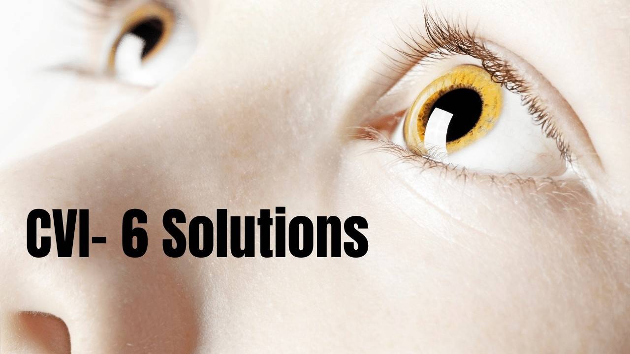 Child Has A Mild Case of CVI - 6 Things You Can Do