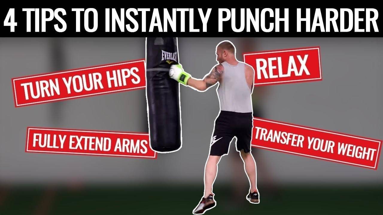 Learn How to Punch Harder, Instantly! 4 Quick Tips VIDEO Box N Burn