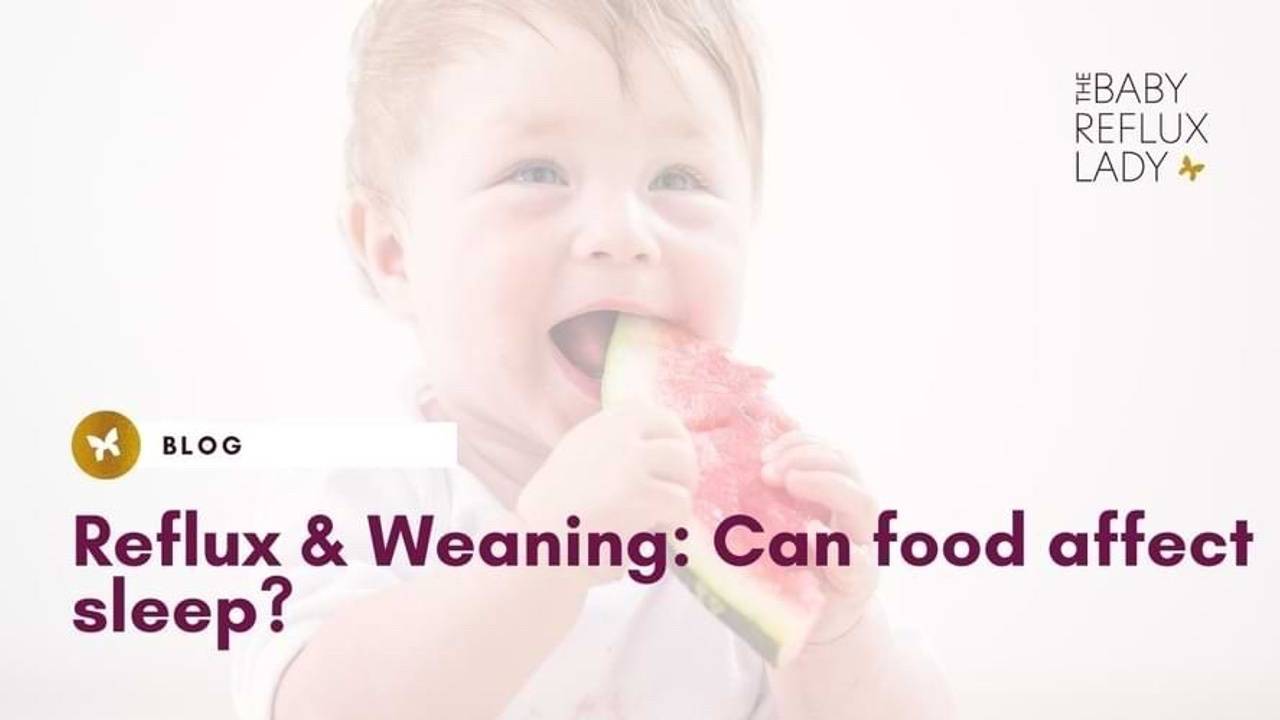 Can weaning help your baby with reflux sleep better?