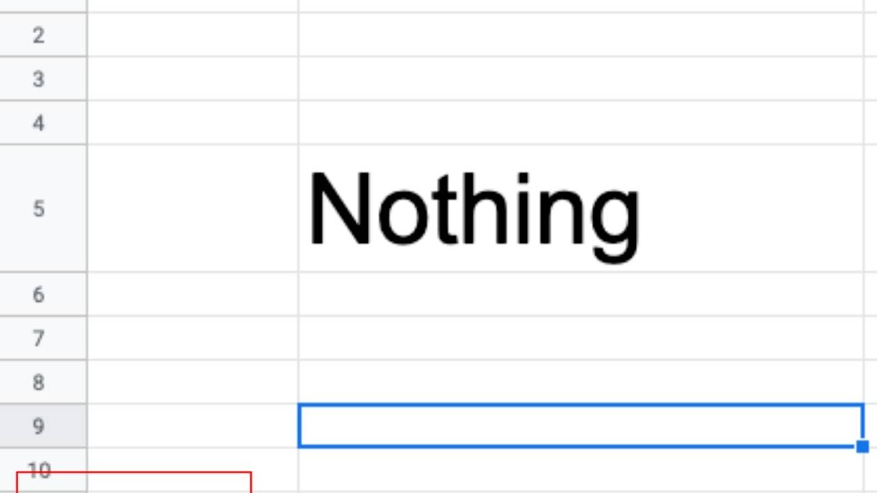 Referring To NOTHING 