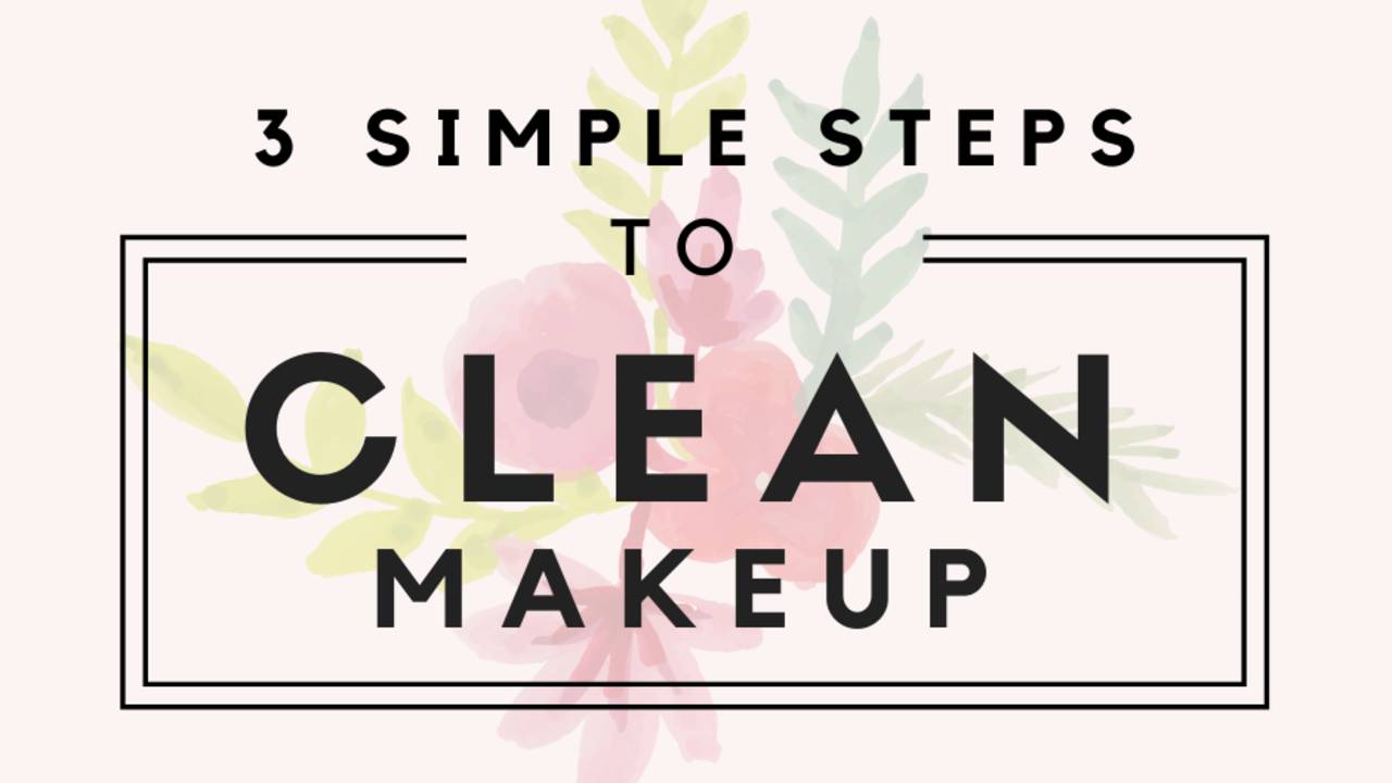 Start with 3 Simple Steps to a CLEAN Makeup Life and get healthy eyes