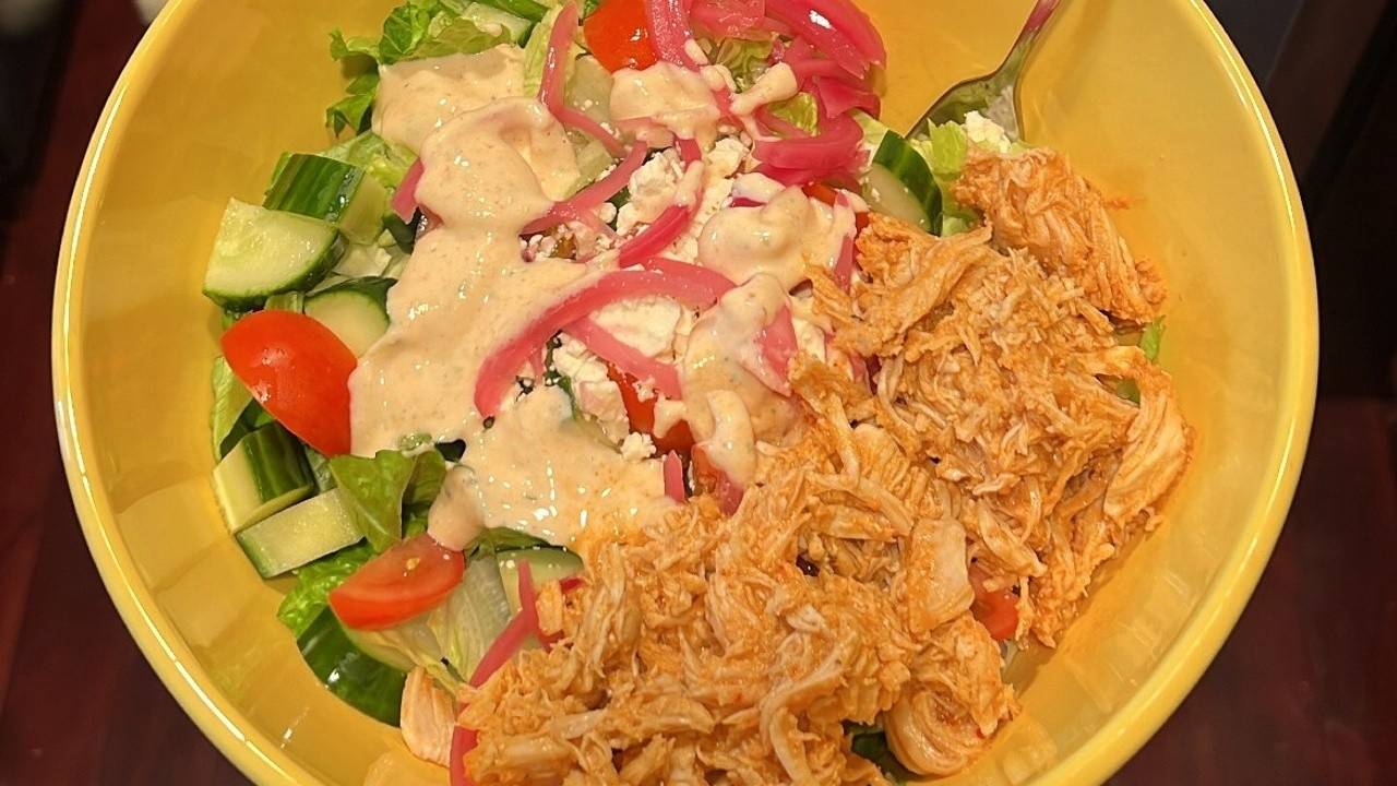 Buffalo Chicken Salad Recipe (How to Make This HighProtein Meal)