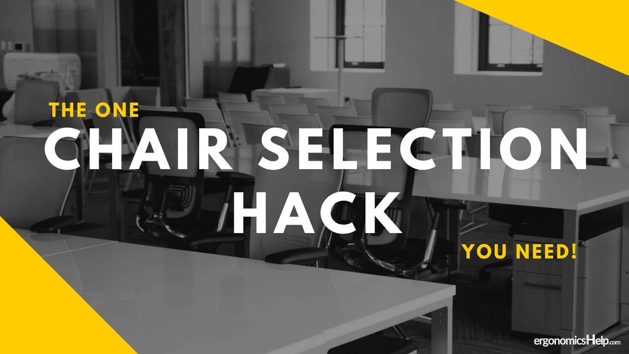The One Chair Selection Hack You Need