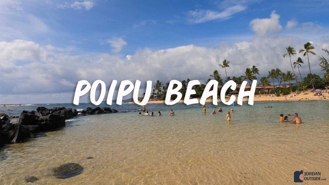 The Best Snorkeling at Poipu Beach on the south end of Kauai, Hawaii