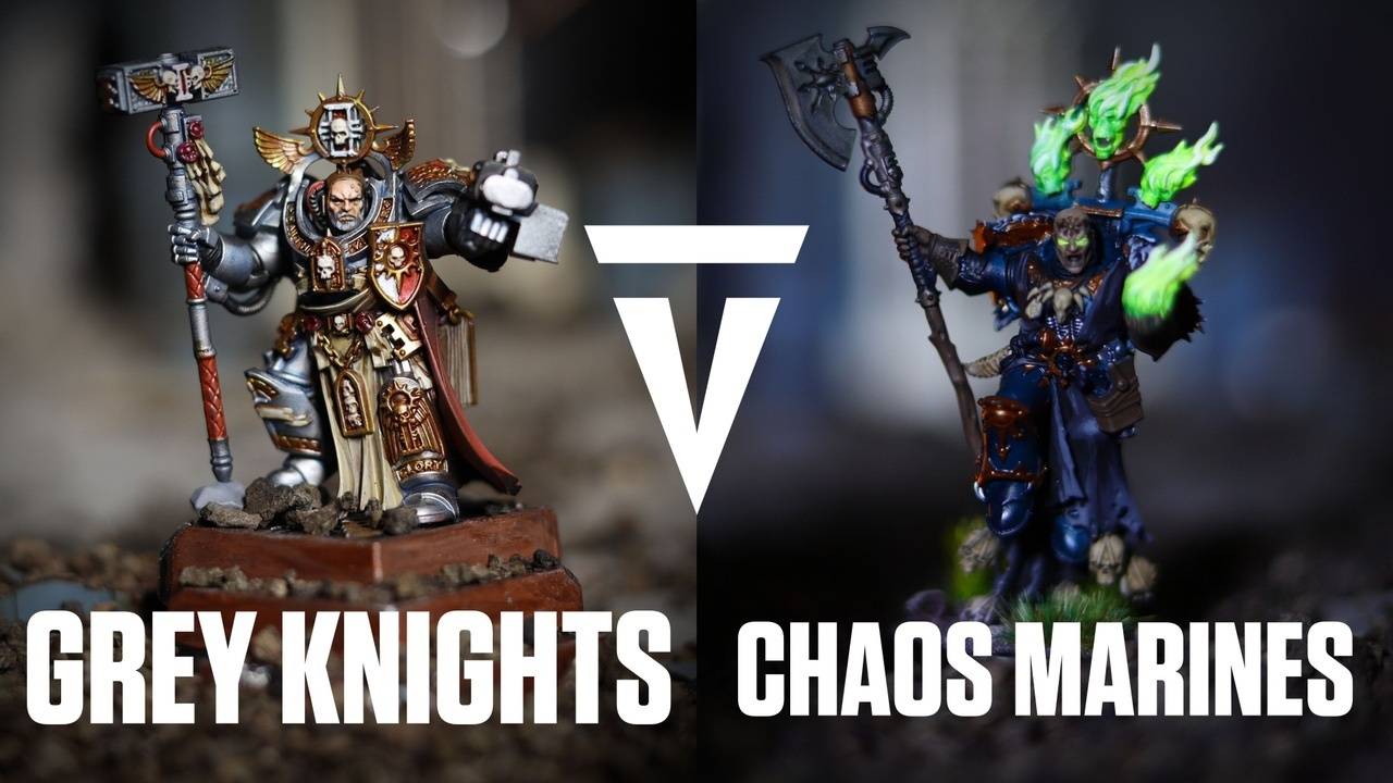 Warhammer 40k Battle Report Grey Knights Vs Chaos Space Marines