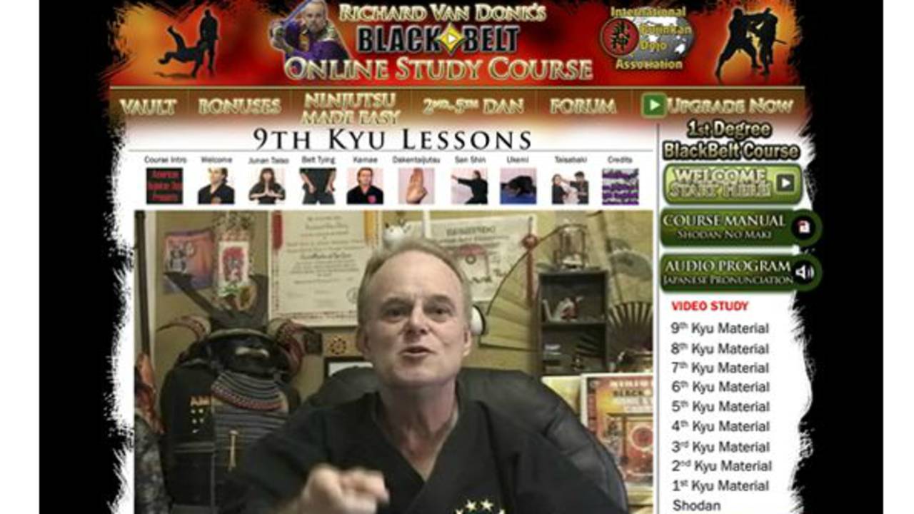 SHODAN - NINJUTSU BLACKBELT COURSE BY DOSHI RICHARD VAN DONK