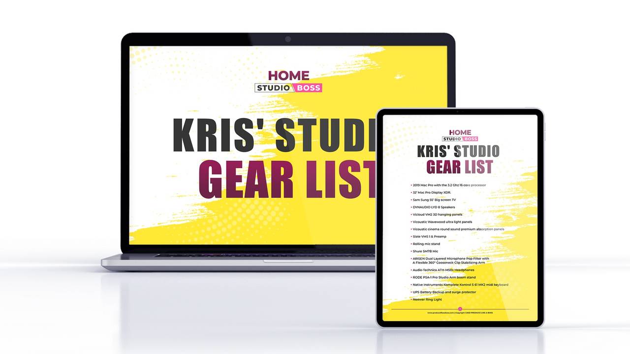 Kris Bradley's Studio Gear List