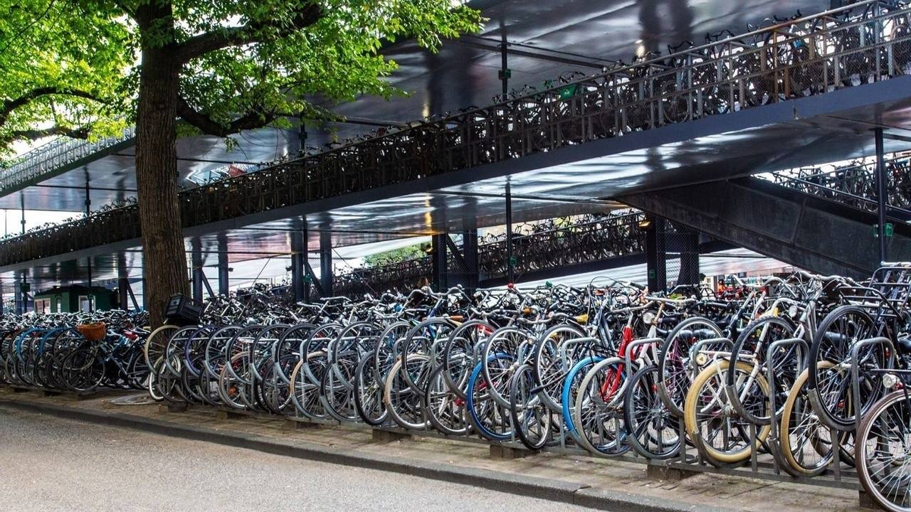 Bicycle parking garages help to create a culture of active transport.