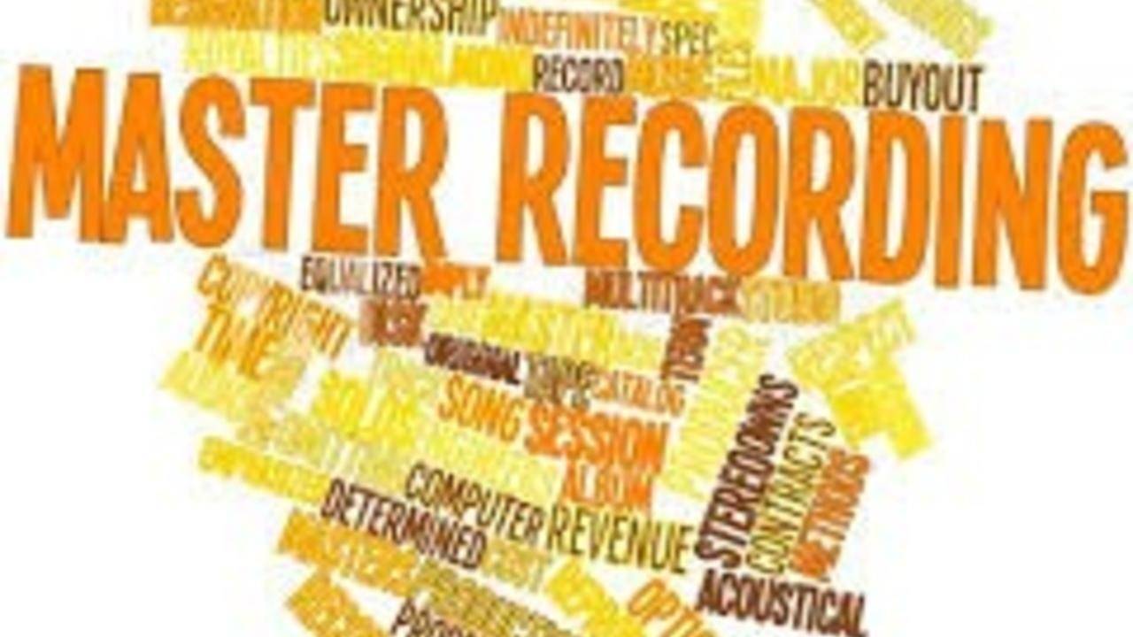 Master recordings where is the money