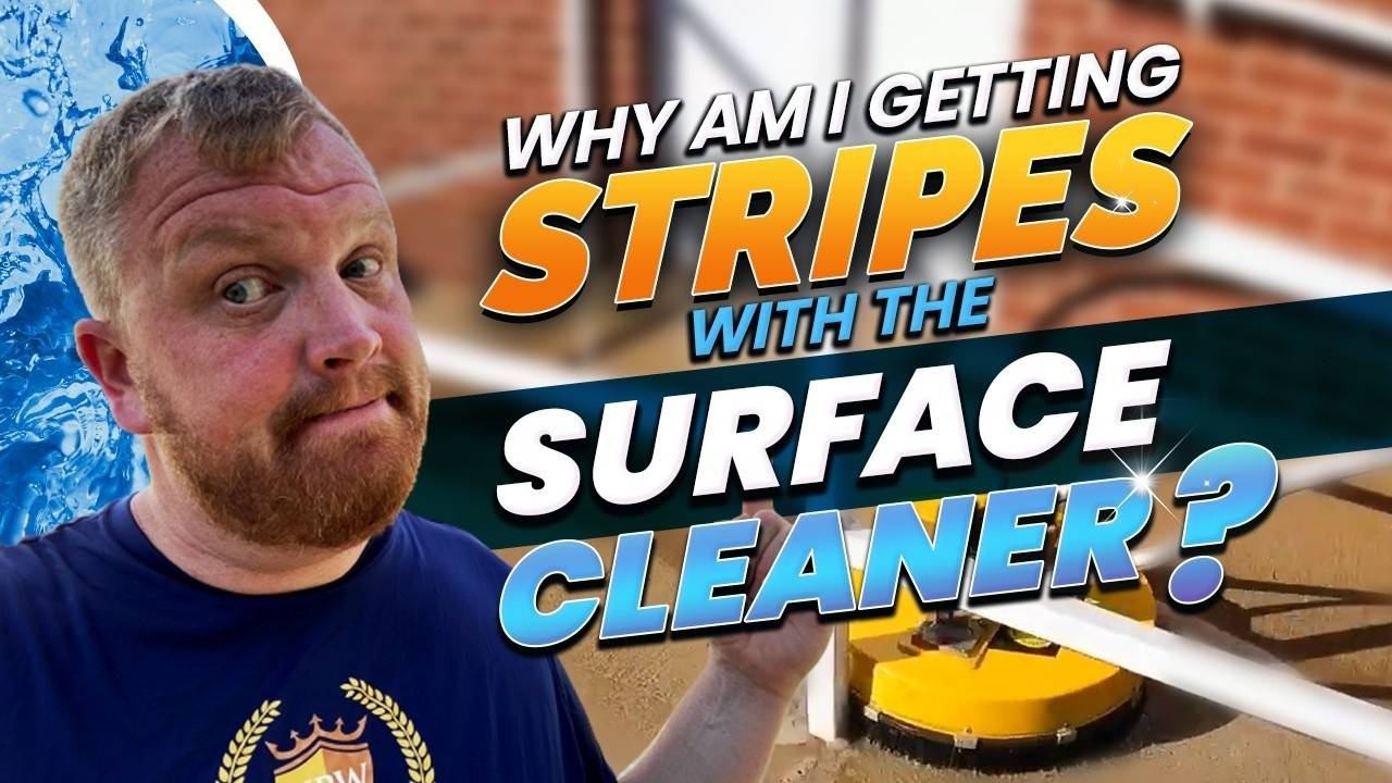 Why Am I Getting Stripes With The Surface Cleaner?