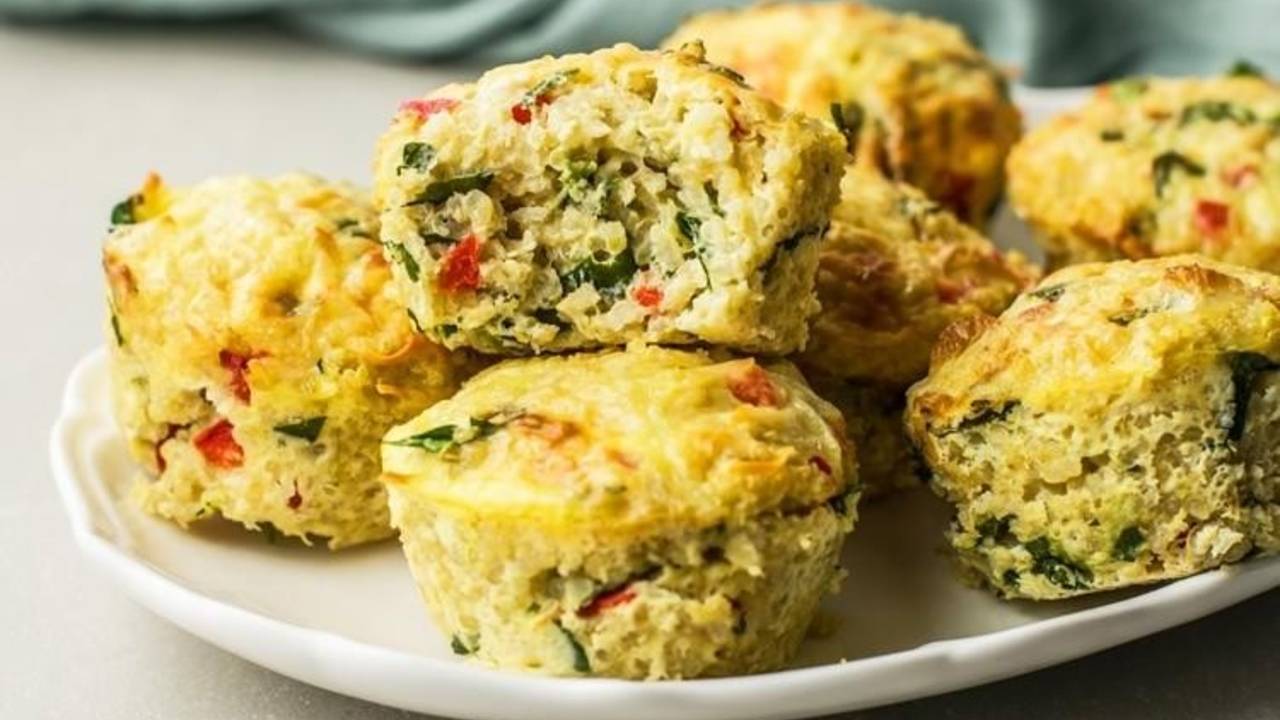 Quinoa and Egg Protein Breakfast Bites