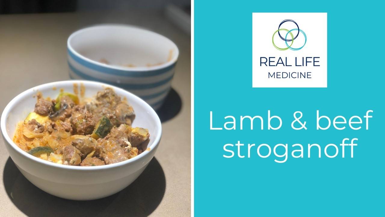 Lamb and beef stroganoff Cooking, Coaching & Conversations Dr Lucy